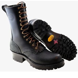Frank's Fire Comander Men's 12.5 E Black Boots